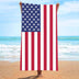 Outdoor Oasis American Flag Beach Towels | PRUSES