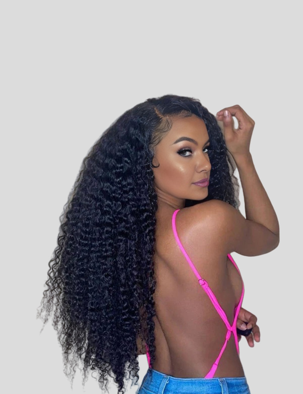 Overnight Shipping 13x4 Lace Front Wigs Brazilian Deep Wave Wig Deep Curly Glueless Human Hair Wigs