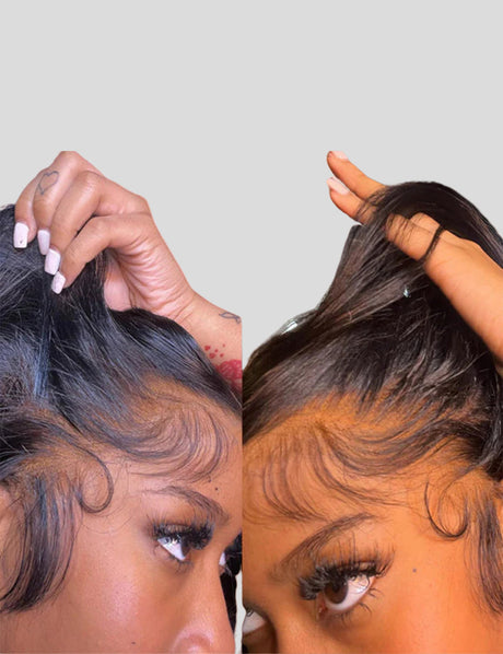 Overnight Shipping 13x4 Lace Frontal Wig Brazilian Body Wave Lace Front Human Hair Wigs-5
