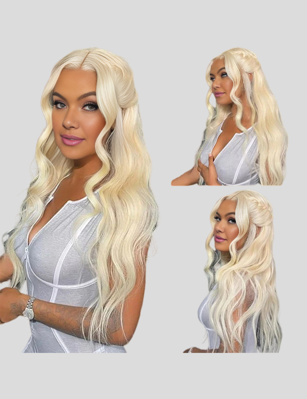 Overnight Shipping 30 Inch Blonde Lace Front Wig 613 Body Wave Wig HD Transparent Lace Wigs 13x4 Lace Frontal Wigs-3