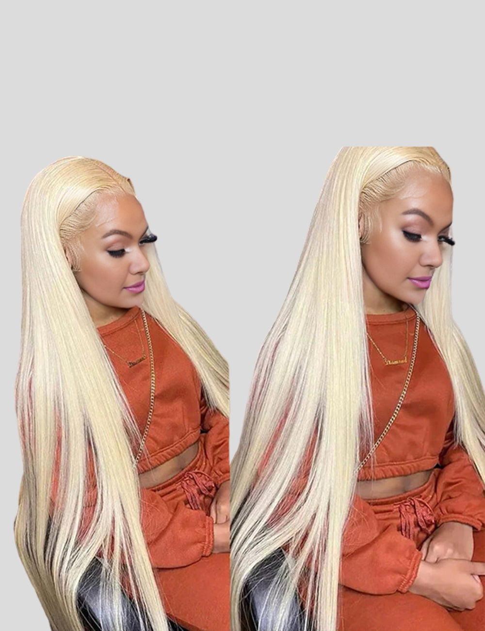 Overnight Shipping Honey Blonde Lace Front Wig 613 Blonde Wig 13x4 HD Lace Frontal Wig Straight Human Hair Wigs-1