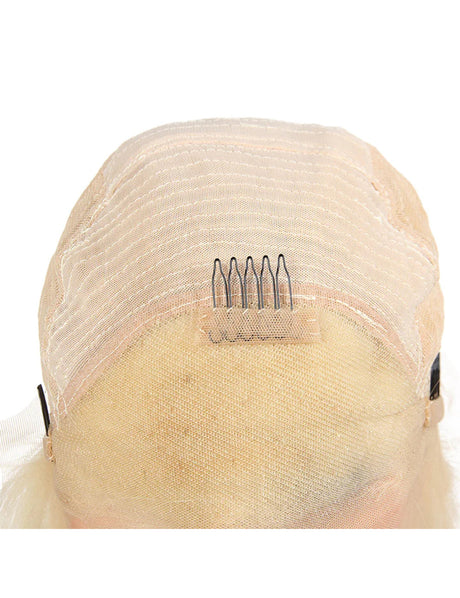 Overnight Shipping Honey Blonde Lace Front Wig 613 Blonde Wig 13x4 HD Lace Frontal Wig Straight Human Hair Wigs-4