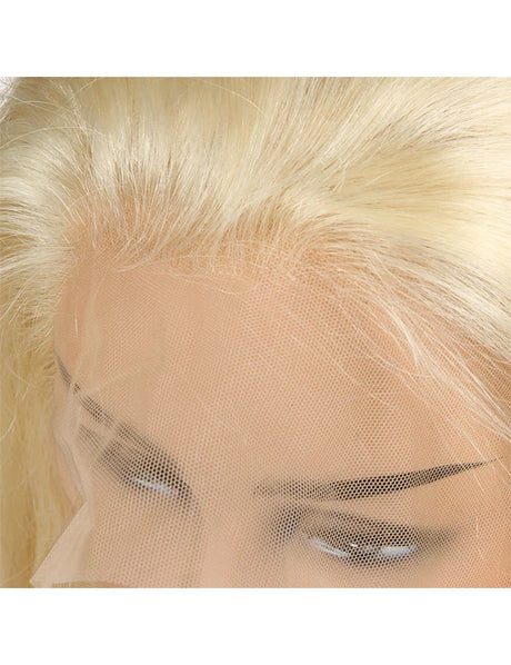 Overnight Shipping Honey Blonde Lace Front Wig 613 Blonde Wig 13x4 HD Lace Frontal Wig Straight Human Hair Wigs-5