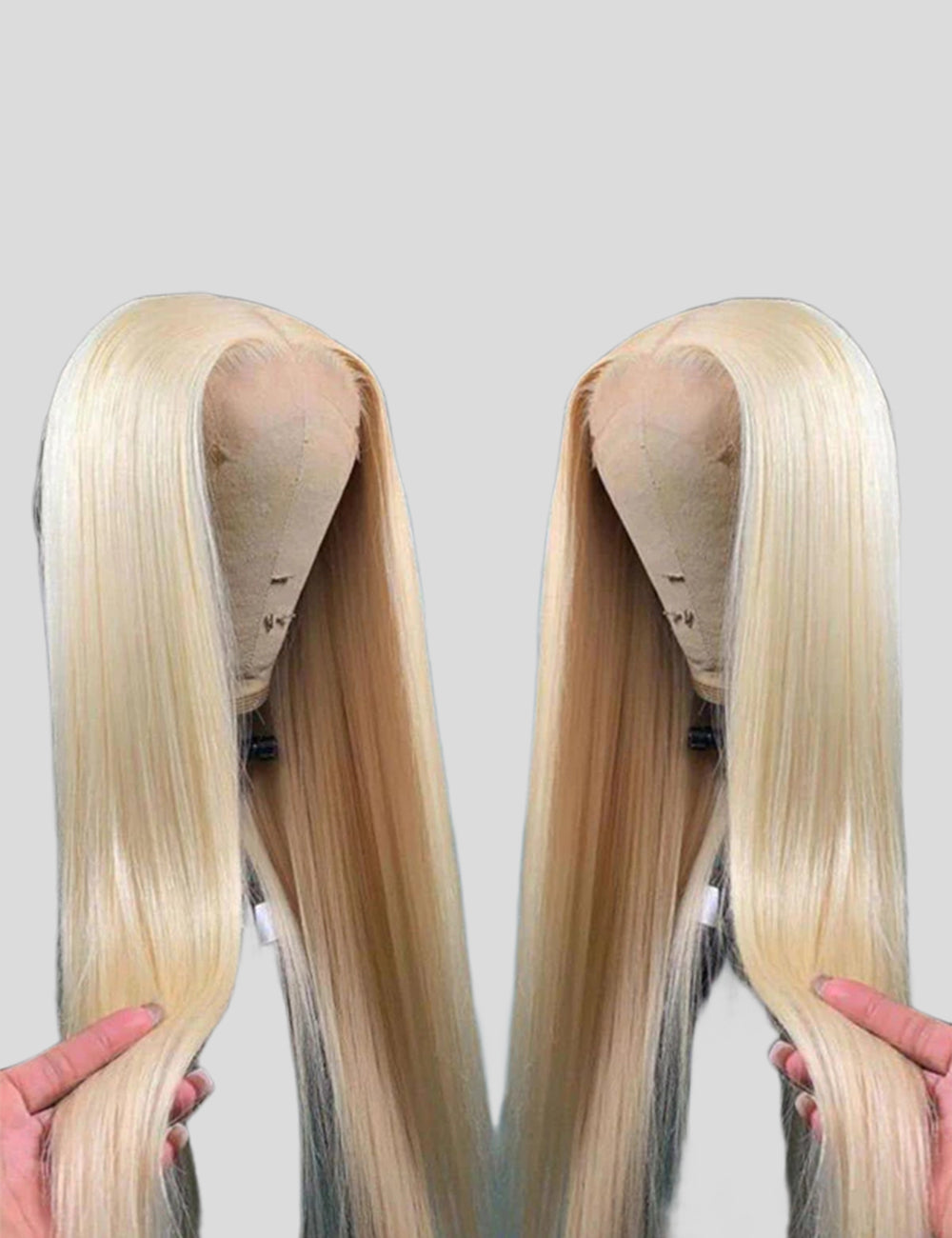Overnight Shipping Honey Blonde Lace Front Wig 613 Blonde Wig 13x4 HD Lace Frontal Wig Straight Human Hair Wigs-6