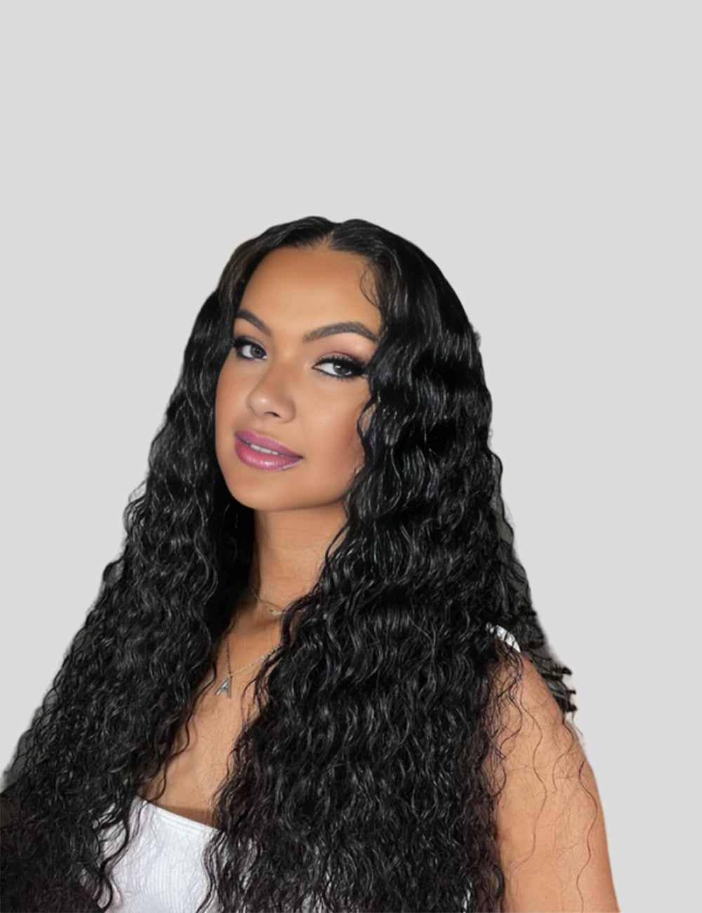 Overnight Shipping Human Hair Wigs HD Lace Frontal Wig Water Wave Long 34 Inch Wigs-1