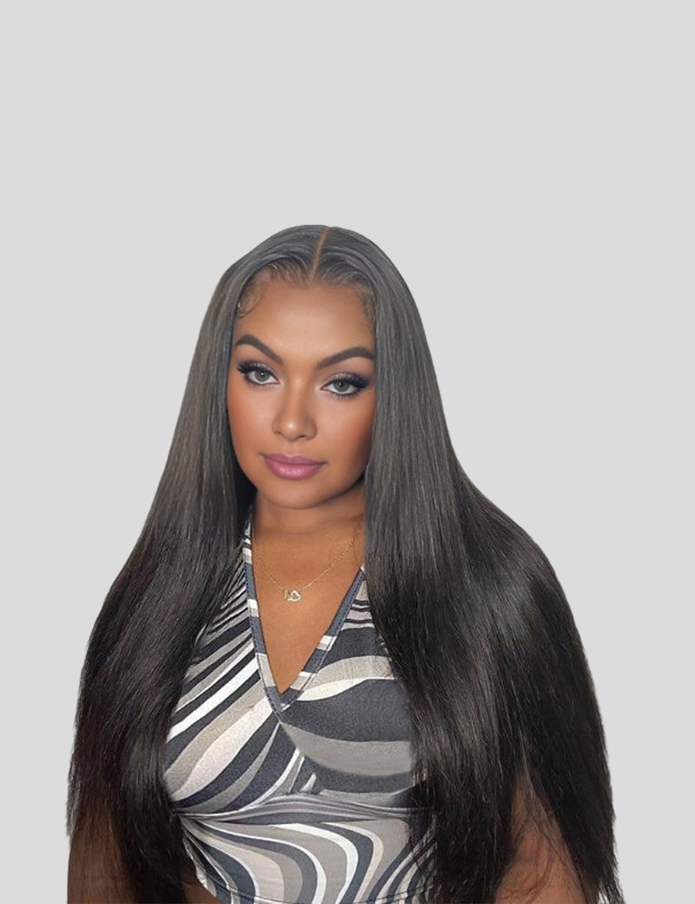 PartingMax Glueless Invisible Knots Human Hair Wigs Straight Hair 7x6 Pre Cut HD Lace Closure Wigs