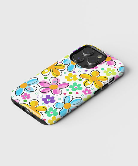 Phone Case Colorful Doodle Spring | PRUSES 1