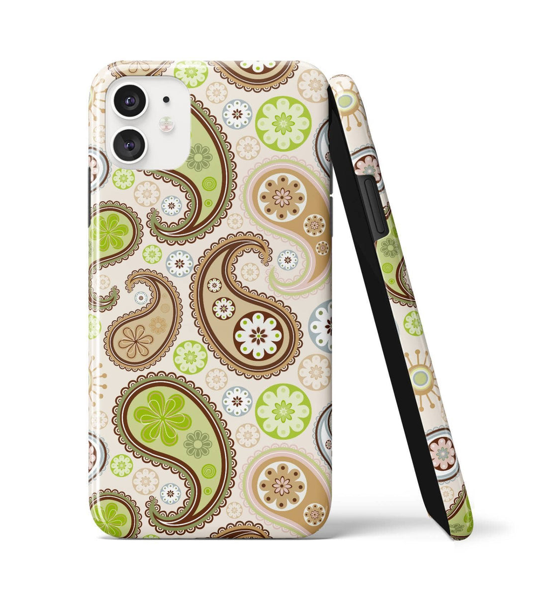 Phone Case Green Paisley | PRUSES