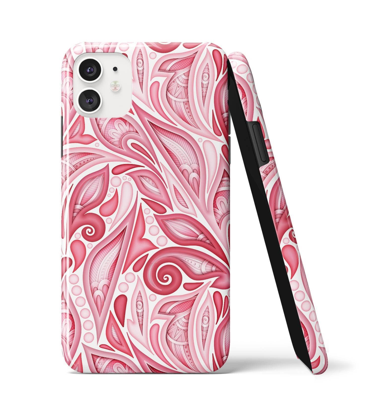 Phone Case Pink Paisley | PRUSES 1