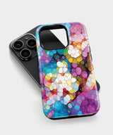 Phone Case Purple Stone Art Flower | PRUSES 1