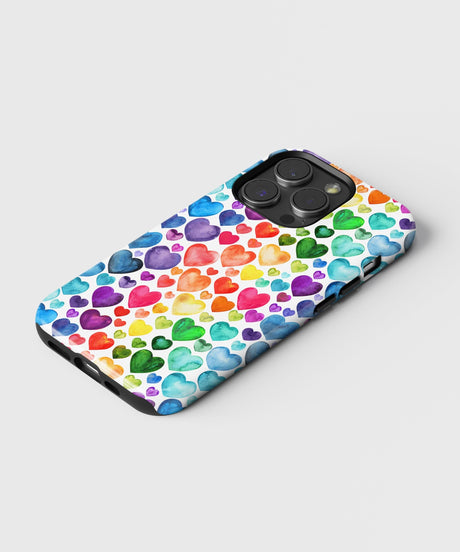 Phone Case Watercolor Heart | PRUSES1