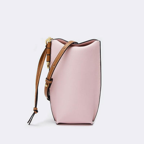 Pink Retro Cell Phone Bags Crossbody Wallet Purses