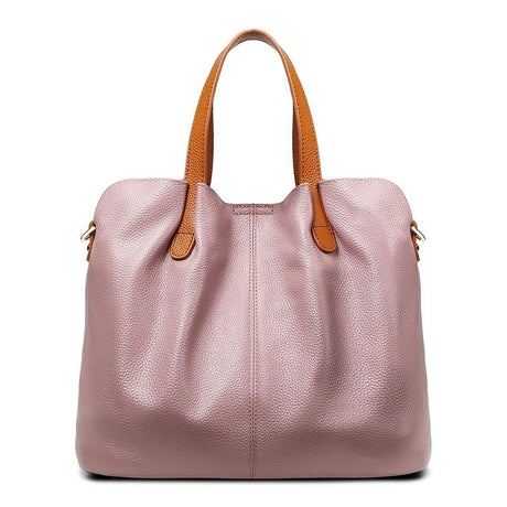 Pink_leather_tote_bags_shoulder_handbags_with_pouch_7