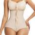 Plus Size Beige Full Body Tummy Control Bodysuit Shapewear