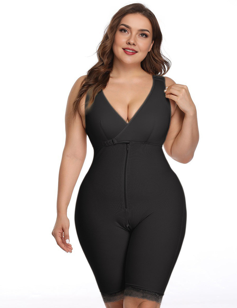 Plus Size Black Tummy Control Butt Lifter Shapewear