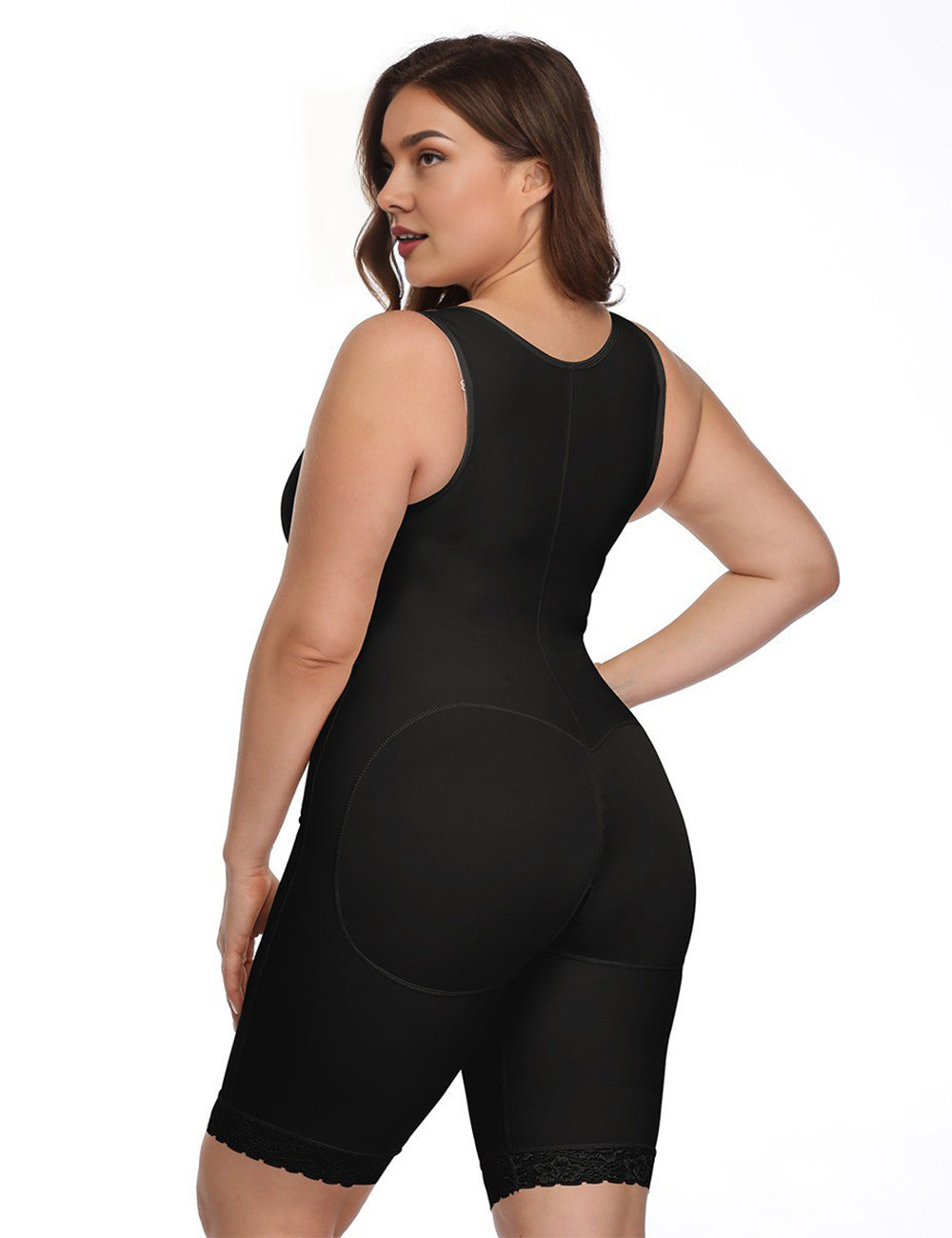 Plus Size Black Tummy Control Butt Lifter Shapewear