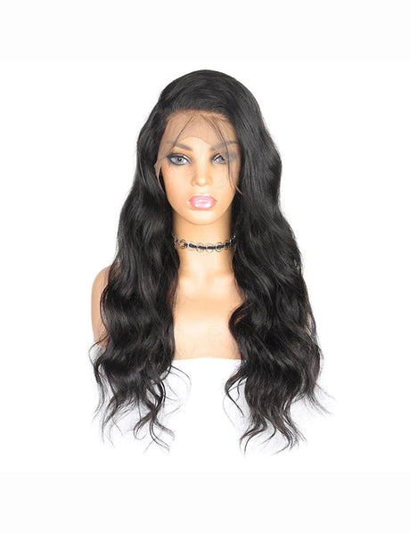 Pre Plucked 360 Lace Wigs Human Hair Body Wave HD Lace Frontal Wig With Natural Hairline-4