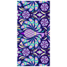 Purple Peacock Pattern Beach Towel | PRUSES