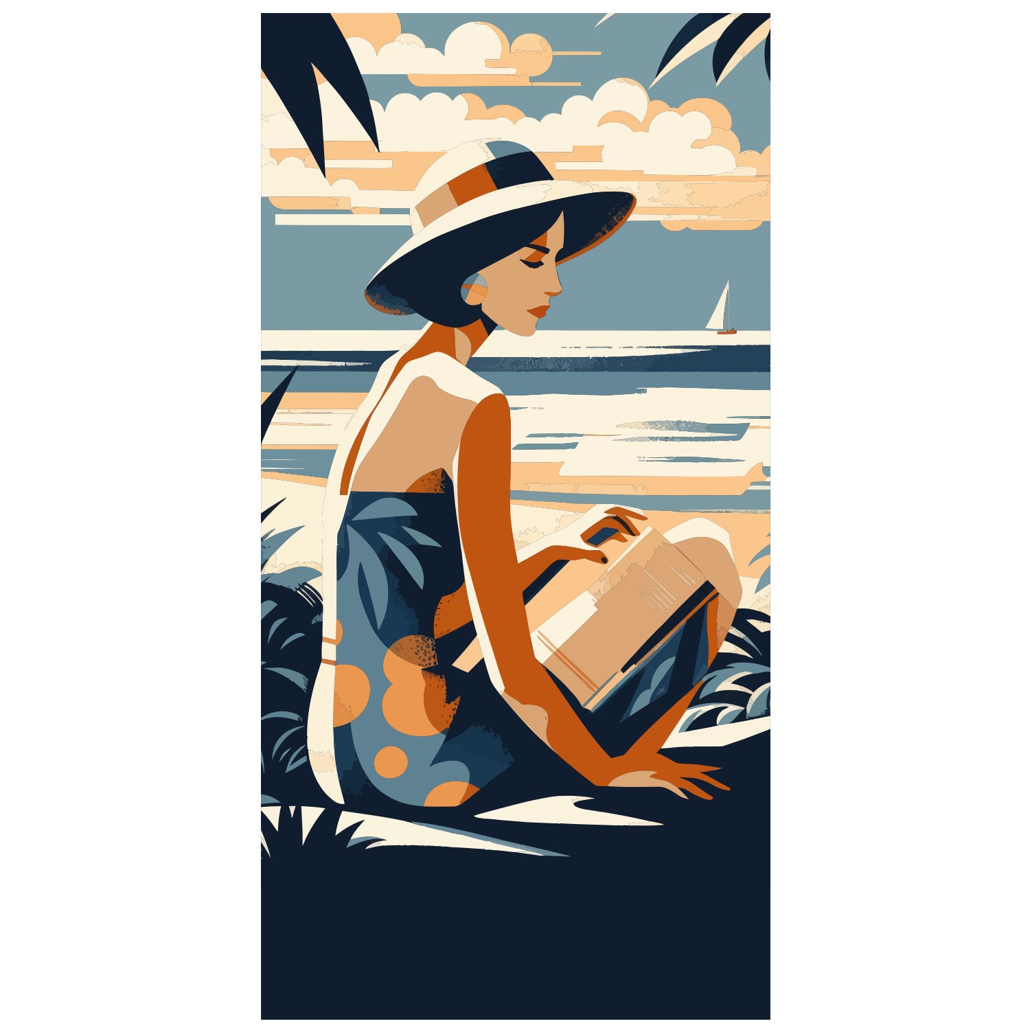 Retro_Beach_Lady_Pattern_Beach_Towel_PRUSES_11