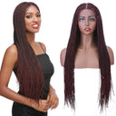 Lace Front Micro Million Braid Senegalese Twist Braids Wig