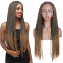 Lace Front Micro Million Braid Senegalese Twist Braids Wig