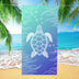 Sea Turtle Ocean Beach Microfiber Towel | PRUSES