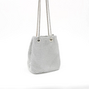 Silver Rhinestones Bucket Bag Fashion Lady Evening Chain Bags