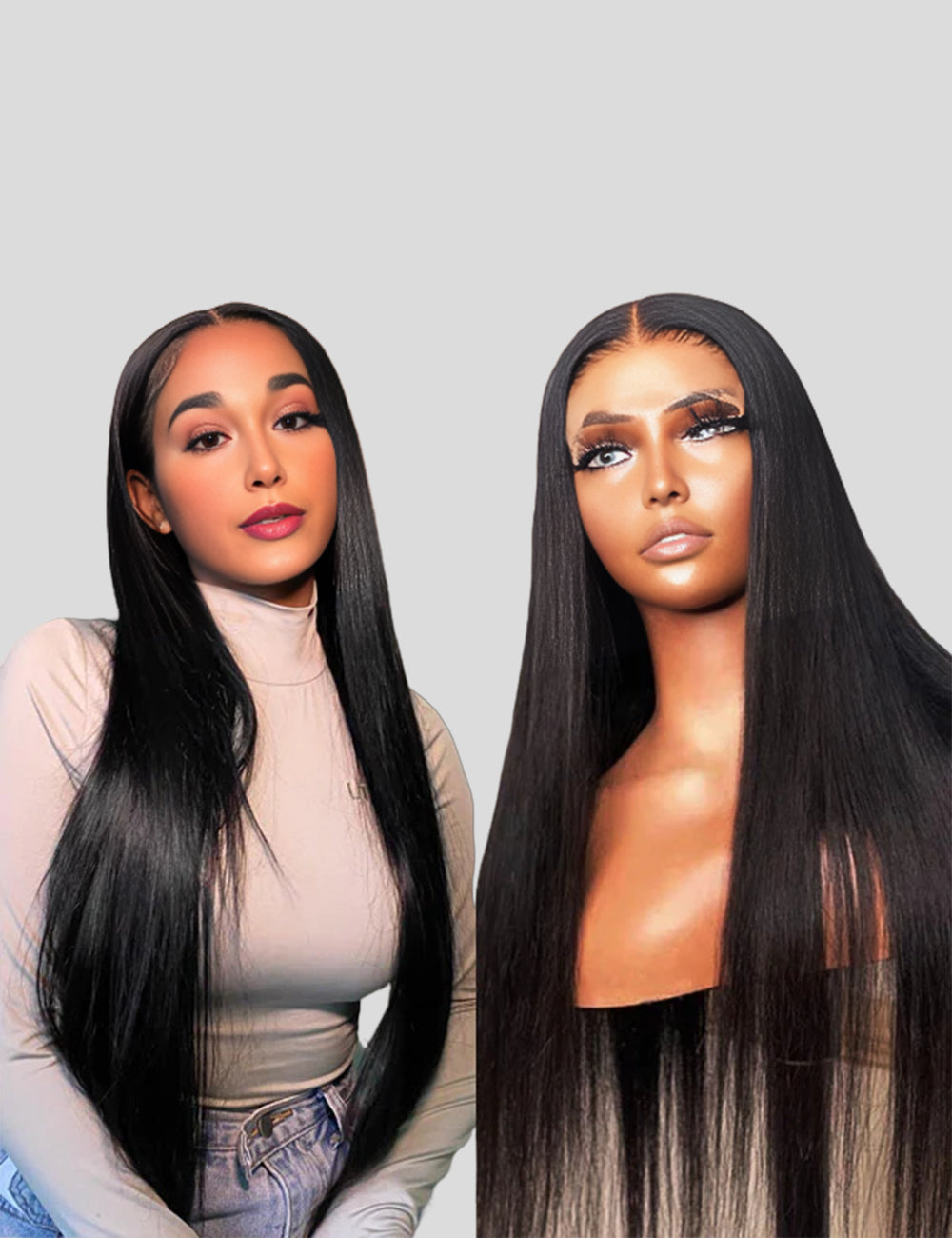 Straight Hair Wig 4x4 Lace Closure Wig 30 Inch Malaysian Human Hair Wigs