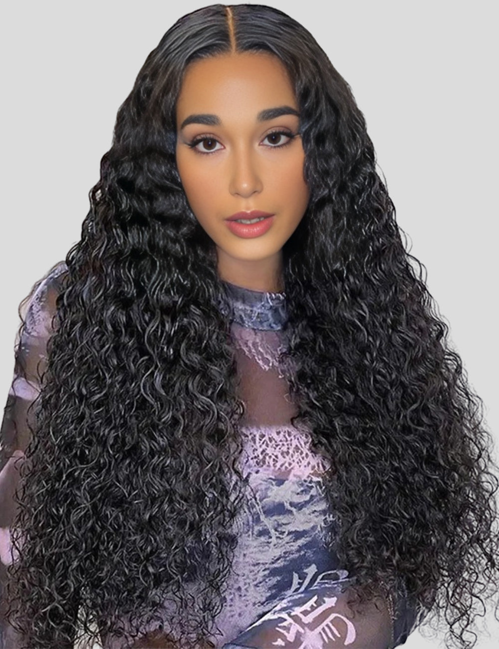 Water Wave Full Lace Wigs With Pre Plucked HD 360 Full Wigs With Natural Hairline-1