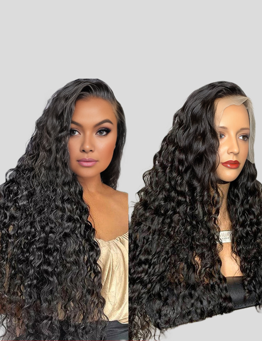 Water Wave Lace Front Wig 13x6 HD Lace Frontal Wig 40 Inch Glueless Human Hair Wigs-10