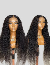 Water Wave Lace Front Wig 13x6 HD Lace Frontal Wig 40 Inch Glueless Human Hair Wigs-4