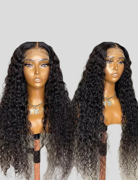 Water Wave Lace Front Wig 13x6 HD Lace Frontal Wig 40 Inch Glueless Human Hair Wigs-4