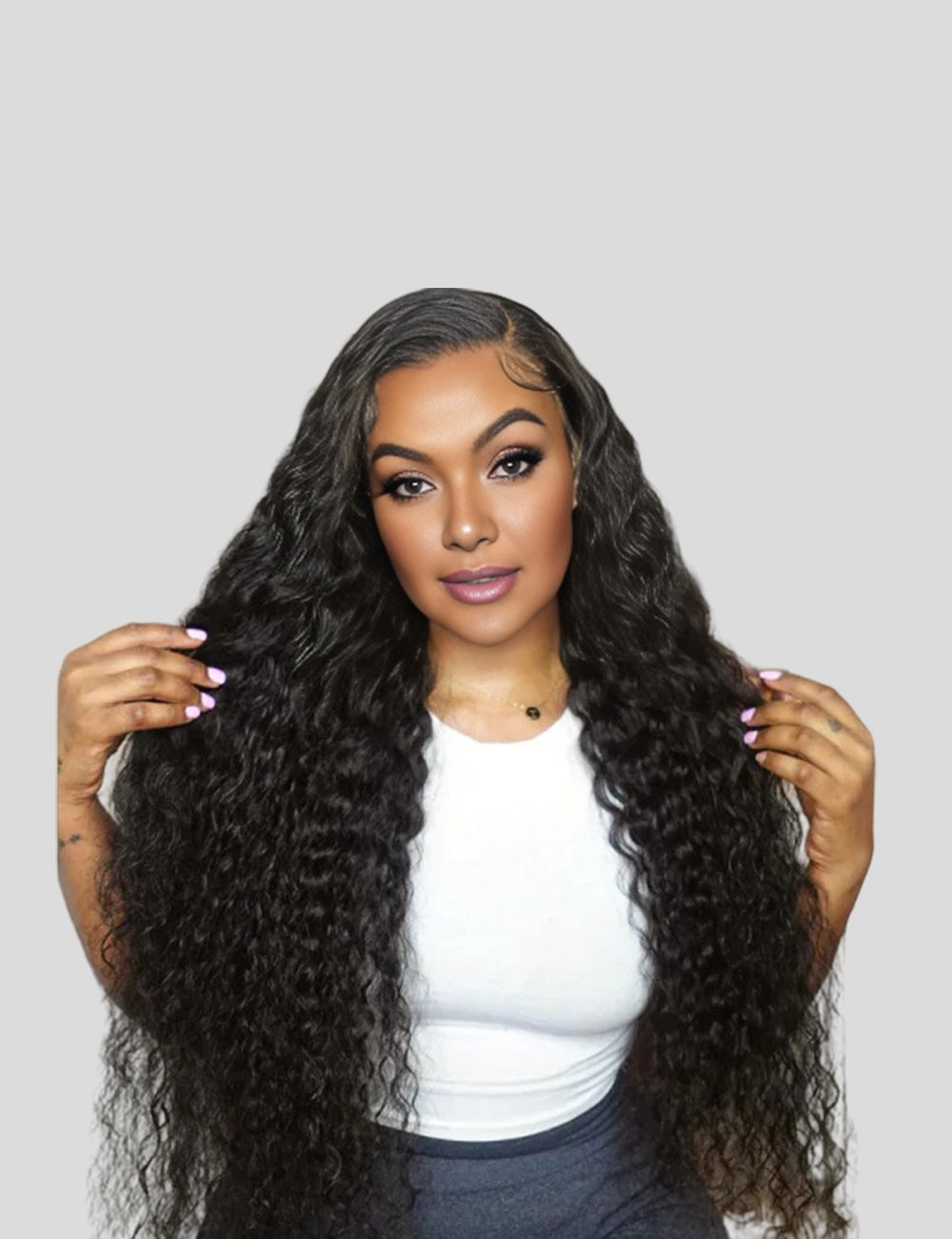 Water Wave Lace Front Wig 13x6 HD Lace Frontal Wig 40 Inch Glueless Human Hair Wigs