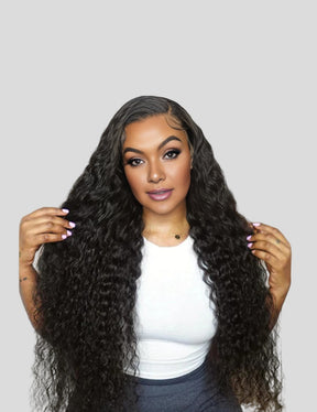 Water Wave Lace Front Wig 13x6 HD Lace Frontal Wig 40 Inch Glueless Human Hair Wigs