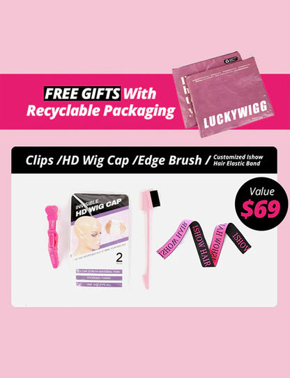 Wear Go Pre Cut HD Lace Human Hair Wigs 