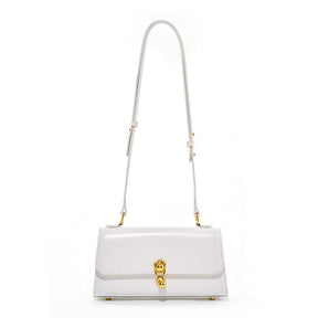 White_Leather_Flap_Shoulder_Bag_Elegant_Crossbody_P_1