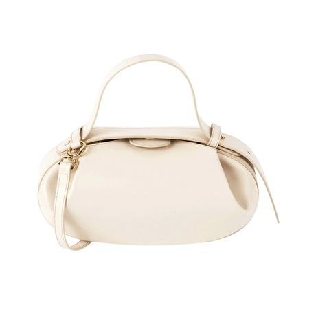 White_PU_Crossbody_Purse_Top_Handle_Round_Bag_for_Women