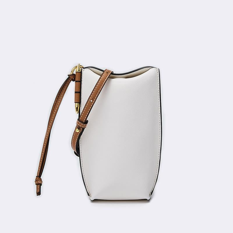 White Retro Cell Phone Bags Crossbody Wallet Purses