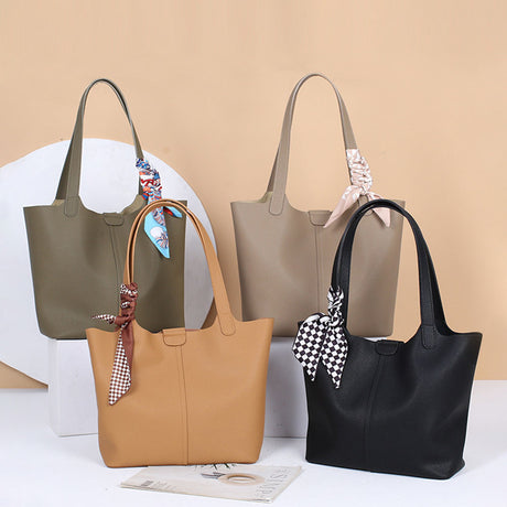 Women Fashion Leather Handbag Stylish Commuter Tote Bag | PRUSES-1