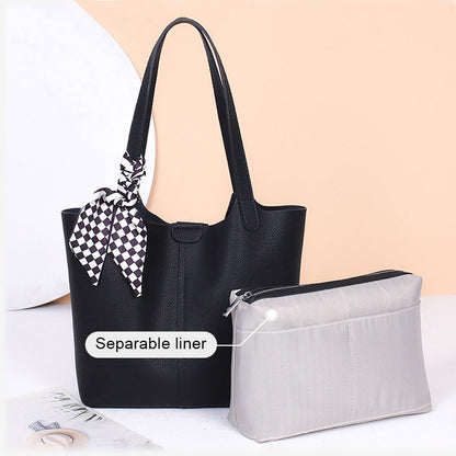 Women Fashion Leather Handbag Stylish Commuter Tote Bag | PRUSES-5