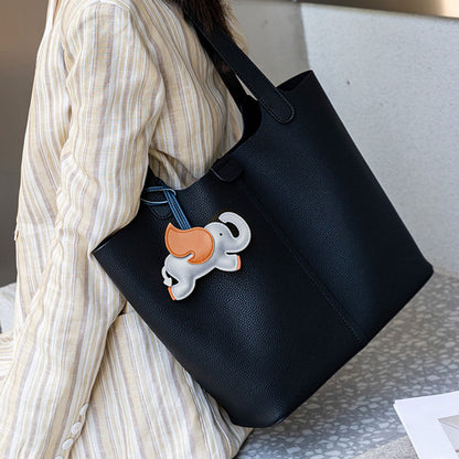 Women Fashion Leather Handbag Stylish Commuter Tote Bag | PRUSES-6