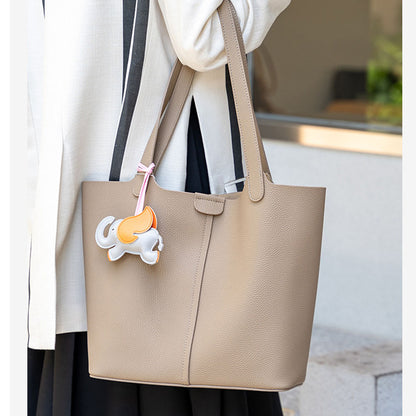 Women Fashion Leather Handbag Stylish Commuter Tote Bag | PRUSES-8