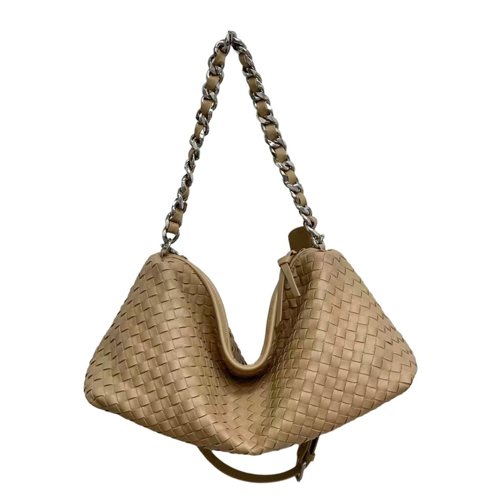 Women_Leather_Woven_Large_Tote_Bags_Zipper_Chain_Bags_PRUSES_6