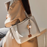 Women Luxury  Large Chain Shoulder Tote Bag | PRUSES-5