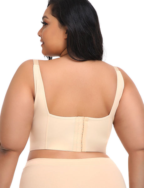 Women Plus Size Body Contouring Seamless Cup Bra | PRUSES-1