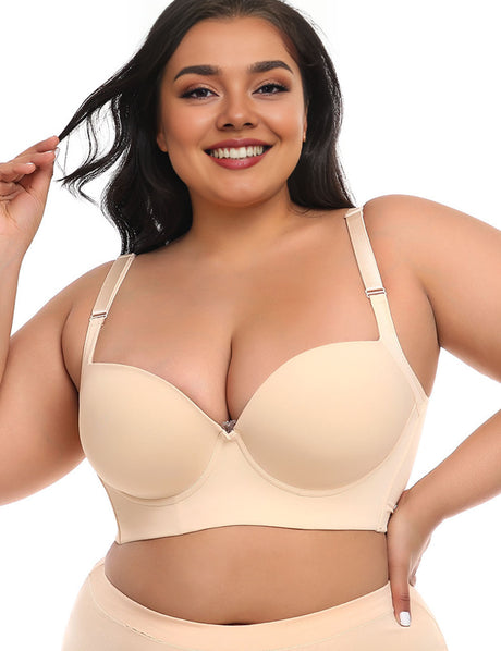 Women Plus Size Body Contouring Seamless Cup Bra | PRUSES