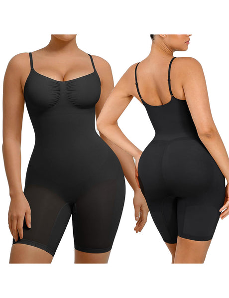 Women Plus Size Bodysuit Tummy Control Body Shaper | PRUSES