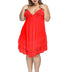 Women Plus Size Boudoir Set Lingerie Lace Babydoll-2