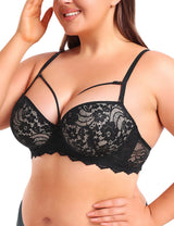 Women Plus Size Breathable Large Cup Underwire Bra | PRUSES-2