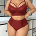 Women_Plus_Size_Burgundy_Sheer_Lace_Splicing_Bra_and_Panty_Sets